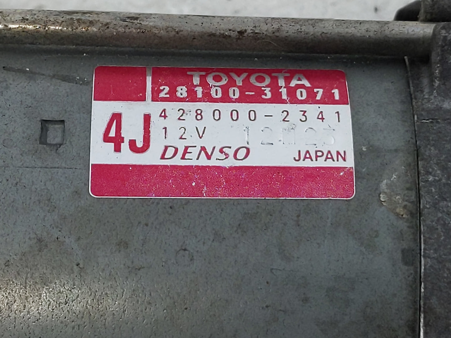 2006-2015 Lexus Is250 Car Starter Motor Solenoid OEM P/N:428000-2341 28100-31071 Fits OEM Used Auto Parts - Oemusedautoparts