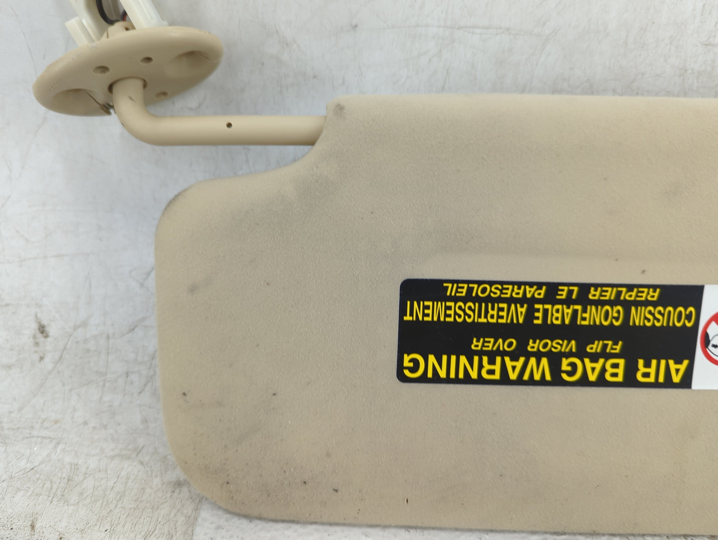 2011 Lexus Rx350 Sun Visor Shade Replacement Passenger Right Mirror Fits OEM Used Auto Parts - Oemusedautoparts1.com