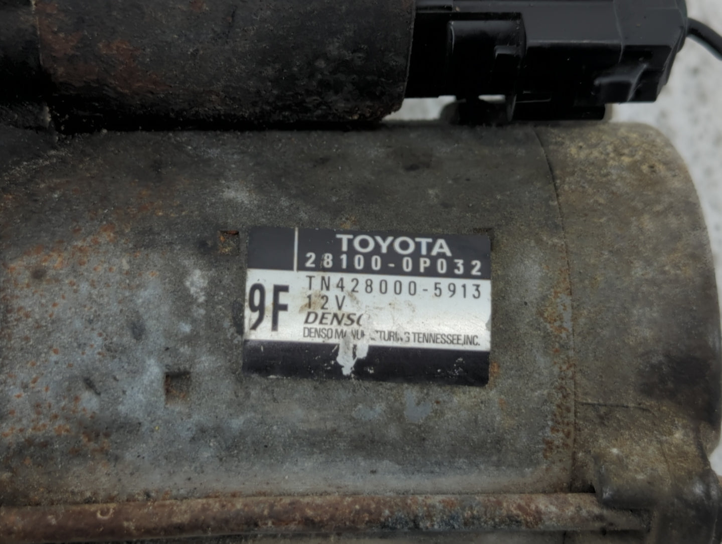 2010-2013 Lexus Rx350 Car Starter Motor Solenoid OEM P/N:28100-0P032 Fits Fits 2010 2011 2012 2013 OEM Used Auto Parts - Oem