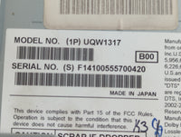 2011 Lincoln Mks Radio AM FM Cd Player Receiver Replacement P/N:1PUQW1317 Fits OEM Used Auto Parts - Oemusedautoparts1.com