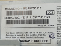 2011 Lincoln Mks Radio AM FM Cd Player Receiver Replacement P/N:UQW1317 Fits OEM Used Auto Parts - Oemusedautoparts1.com