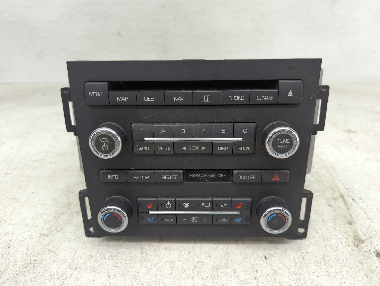 2011-2012 Lincoln Mks Radio AM FM Cd Player Receiver Replacement P/N:BA5T 19C156BB BA5T 18K931BB Fits Fits 2011 2012 OEM Use