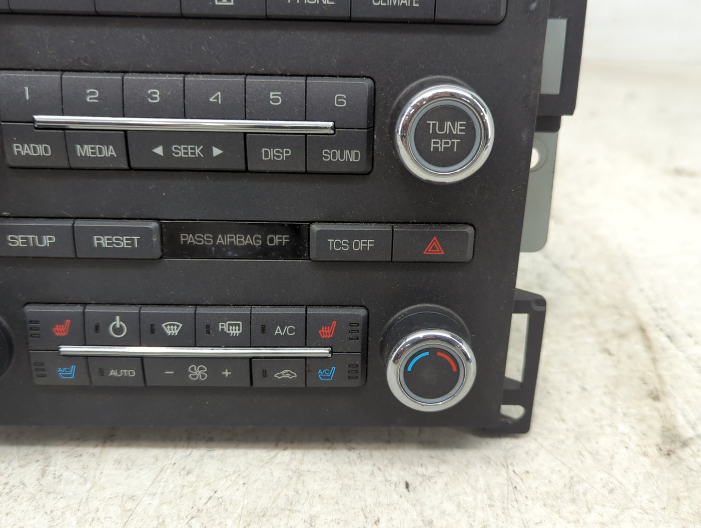 2011-2012 Lincoln Mks Radio AM FM Cd Player Receiver Replacement P/N:BA5T 19C156BB BA5T 18K931BB Fits Fits 2011 2012 OEM Use
