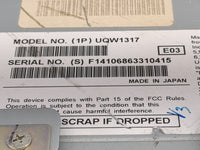 2011 Lincoln Mks Radio AM FM Cd Player Receiver Replacement P/N:UQW1317 Fits OEM Used Auto Parts - Oemusedautoparts1.com