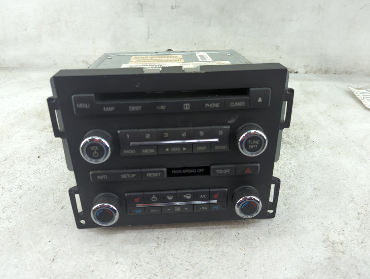2011 Lincoln Mks Radio AM FM Cd Player Receiver Replacement P/N:BA5T 18K931BB BA5T 19C156BB OEM Used Auto Parts - Oemusedaut