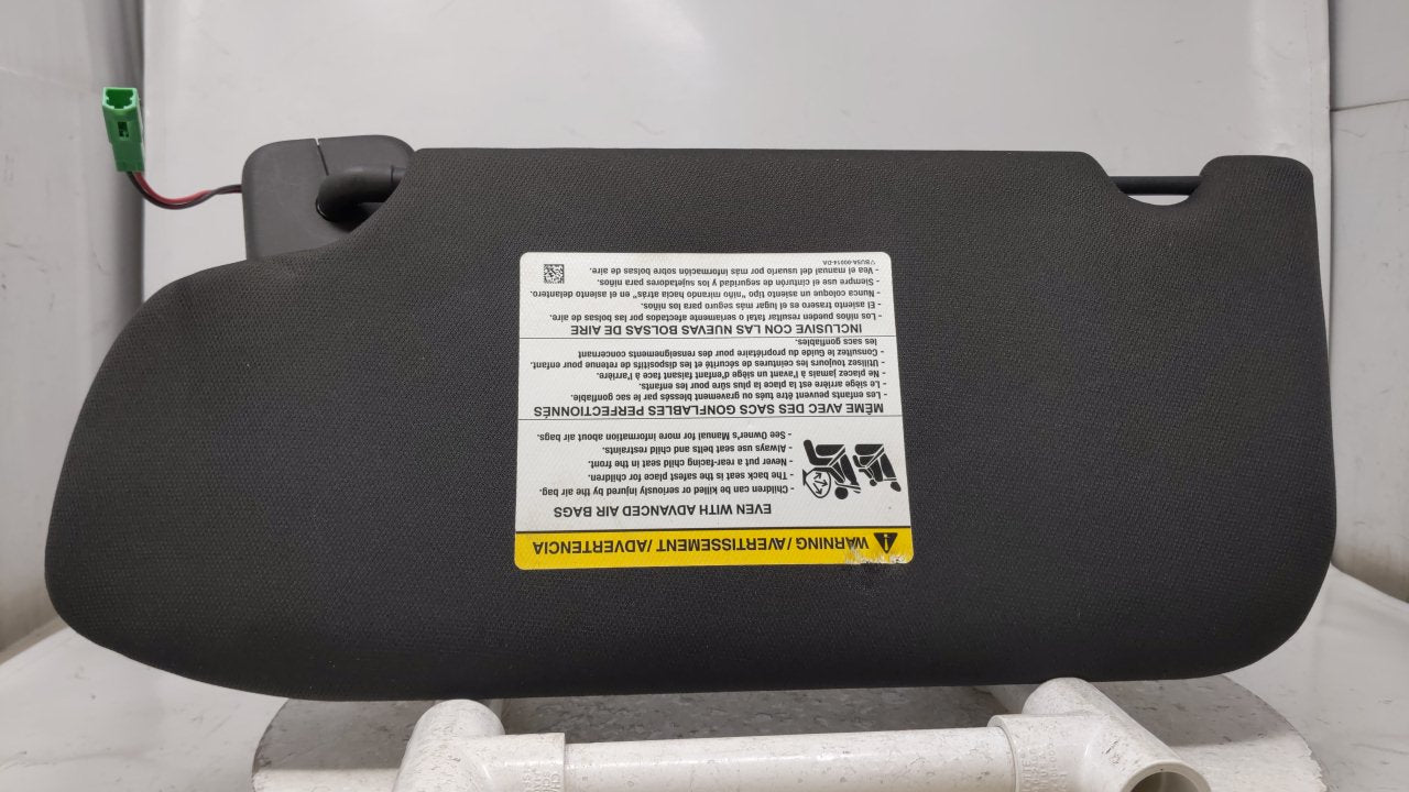 2011 Lincoln Mks Sun Visor Shade Replacement Passenger Right Mirror Fits OEM Used Auto Parts - Oemusedautoparts1.com