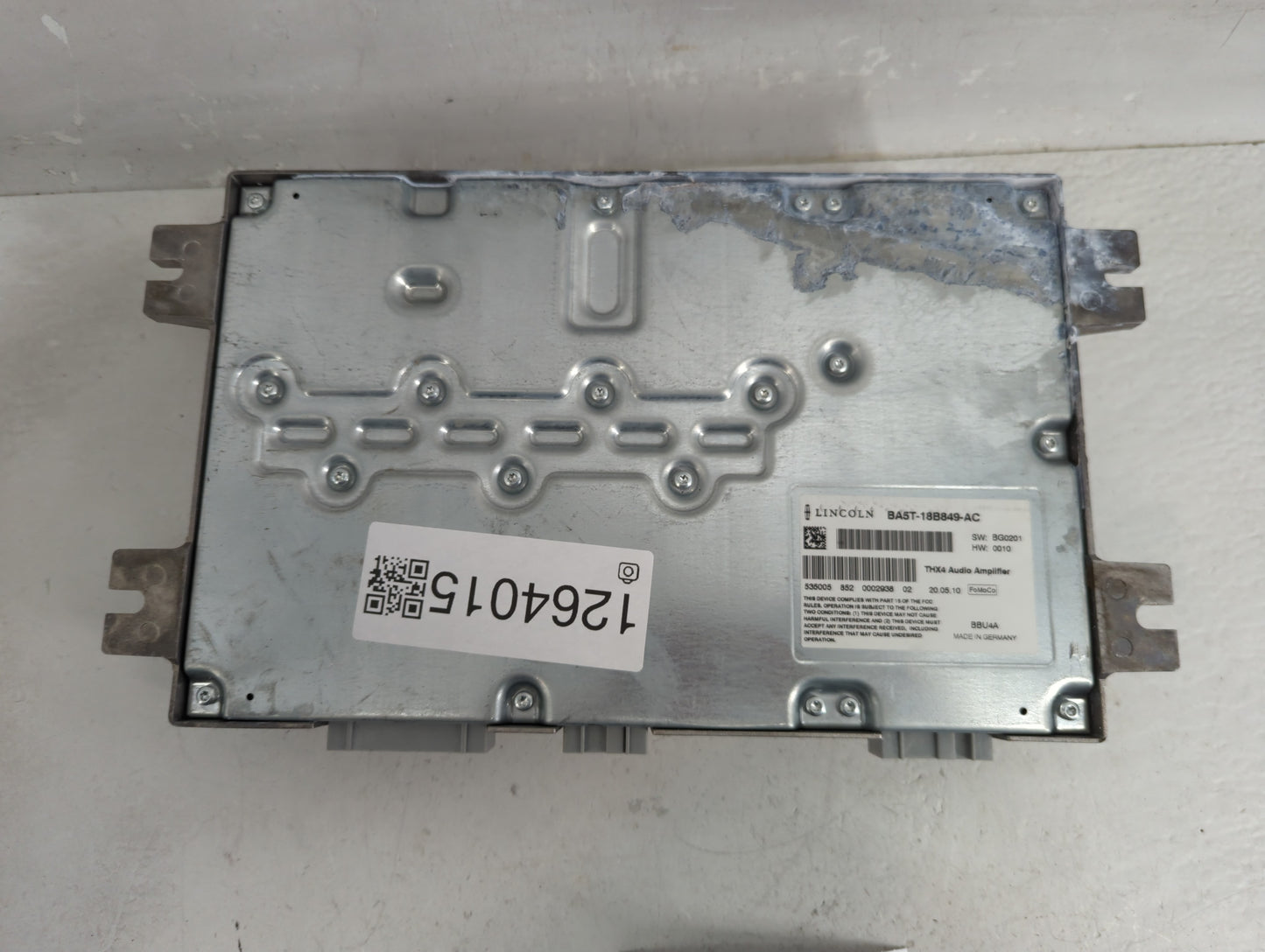 2011-2012 Lincoln Mkt Radio AM FM Cd Player Receiver Replacement P/N:BA5T-18B849-AC Fits Fits 2011 2012 OEM Used Auto Parts 