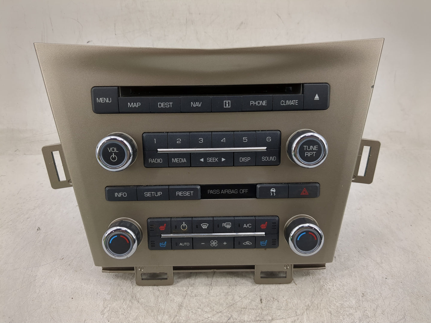 2011-2012 Lincoln Mkt Radio AM FM Cd Player Receiver Replacement P/N:BE9T-19C156BB Fits Fits 2011 2012 OEM Used Auto Parts -