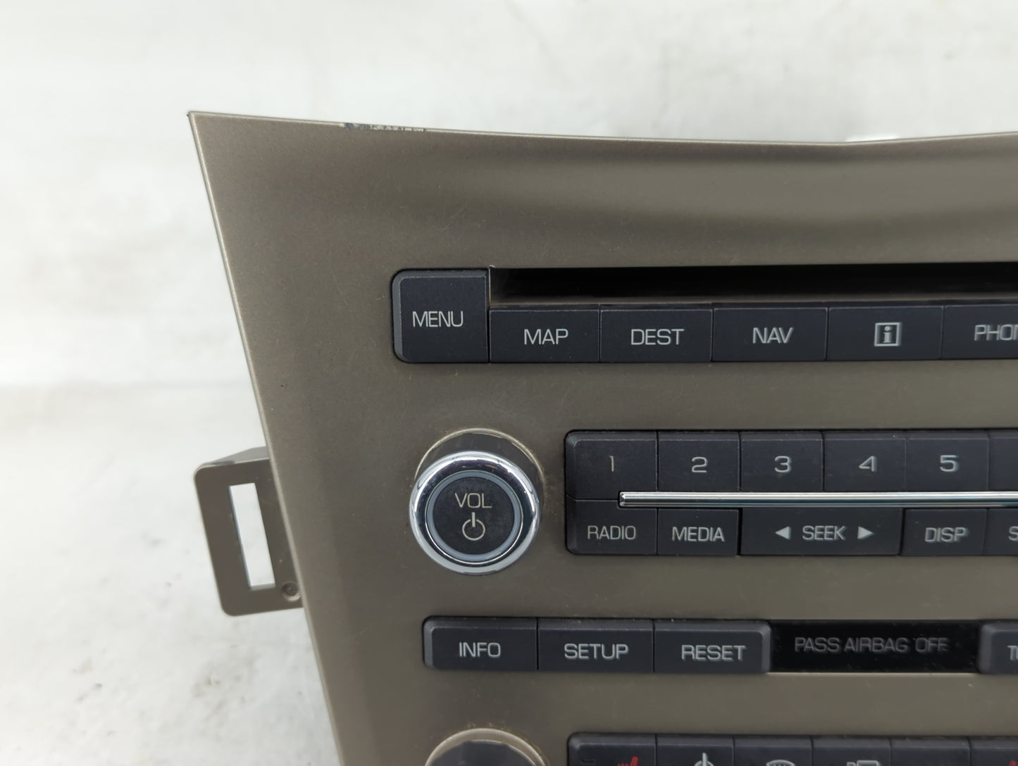 2011-2012 Lincoln Mkt Radio AM FM Cd Player Receiver Replacement P/N:BE9T 19C156 BB Fits Fits 2011 2012 OEM Used Auto Parts 