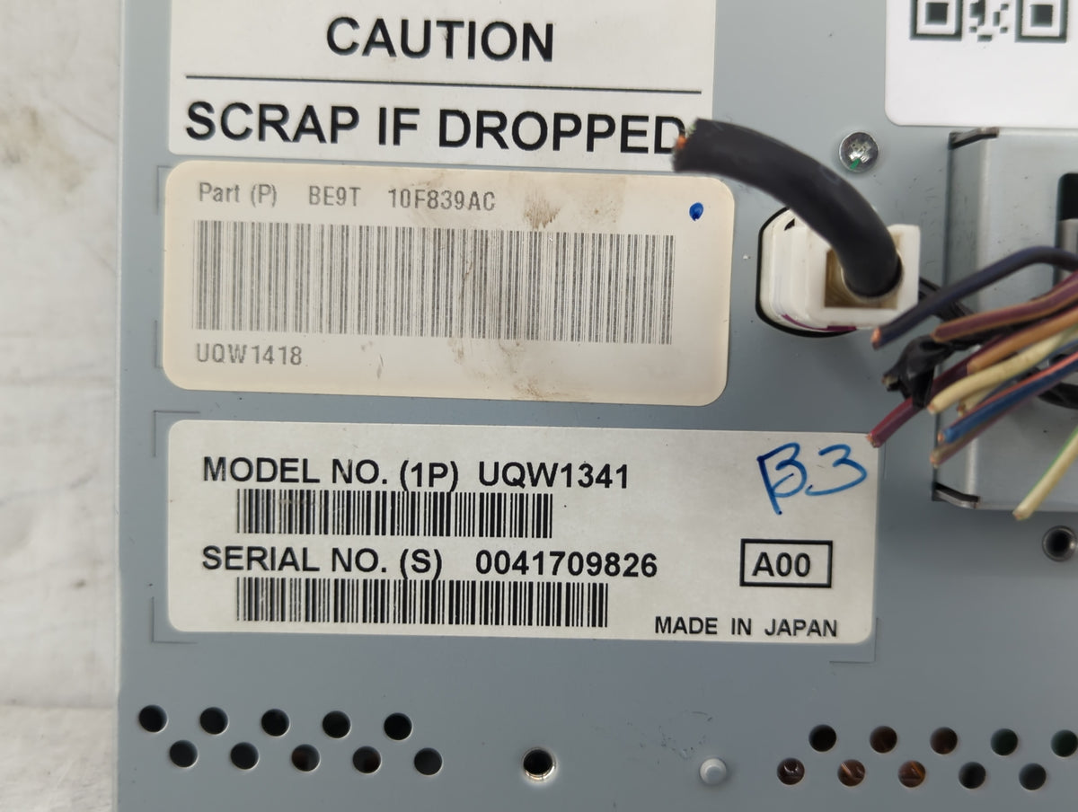 2011-2012 Lincoln Mkt Information Radio Display Screen - Oemusedautoparts1.com
