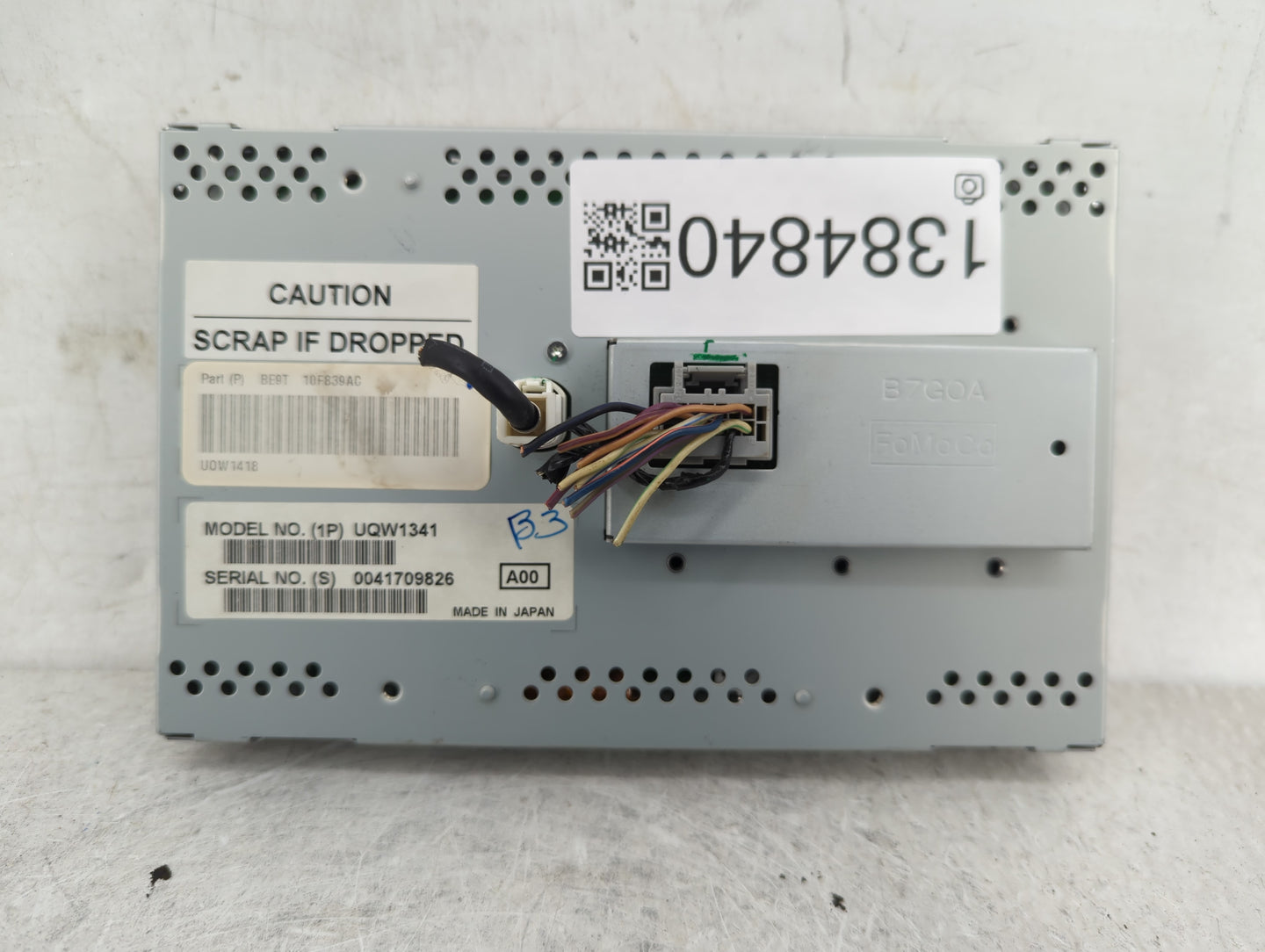 2011-2012 Lincoln Mkt Information Display Screen - Oemusedautoparts1.com