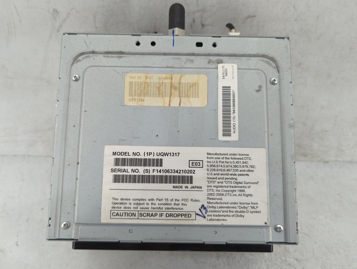 2011 Lincoln Mkt Radio AM FM Cd Player Receiver Replacement P/N:BE9T19C158BD UQW1317, F14106334210202, 041260593831 Fits OEM