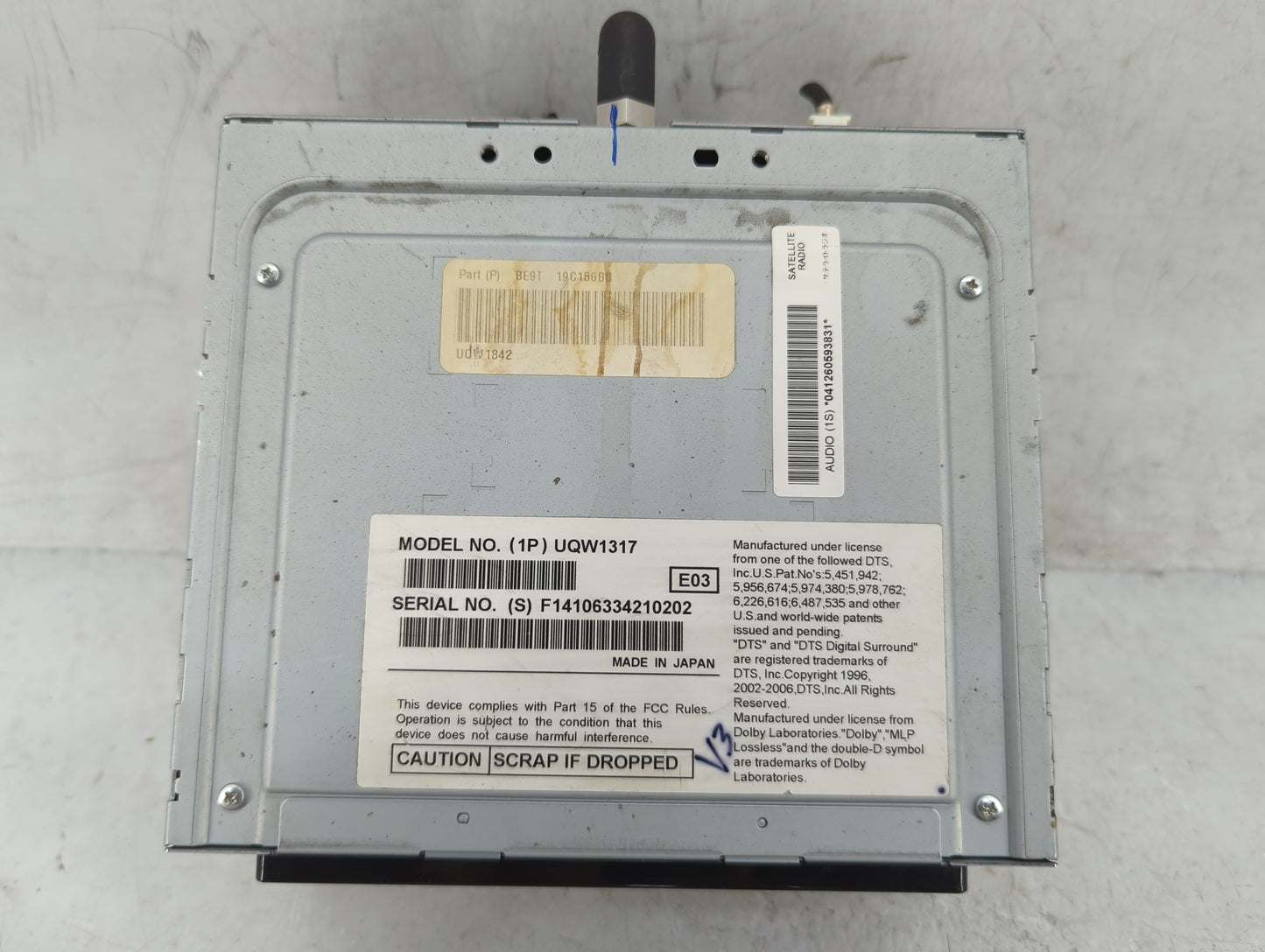 2011 Lincoln Mkt Radio AM FM Cd Player Receiver Replacement P/N:BE9T19C158BD UQW1317, F14106334210202, 041260593831 Fits OEM