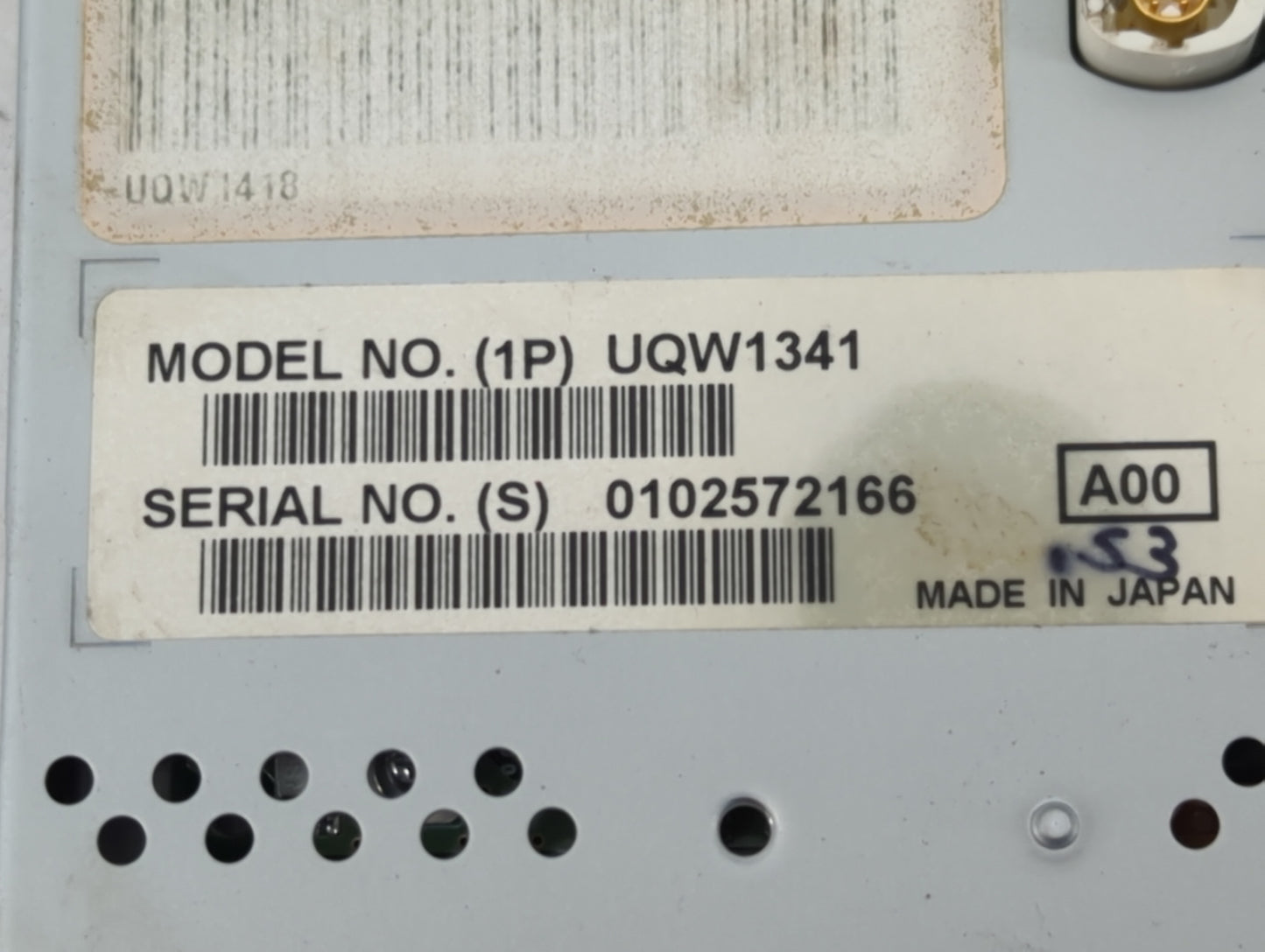 2011 Lincoln Mkt Radio AM FM Cd Player Receiver Replacement P/N:UQW1341 Fits OEM Used Auto Parts - Oemusedautoparts1.com