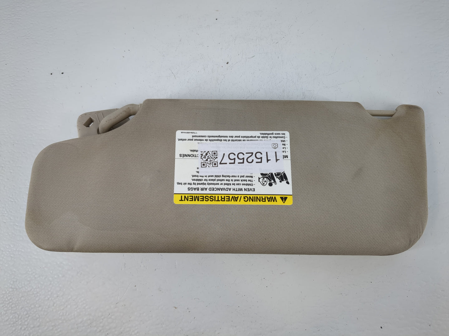 2011-2015 Lincoln Mkx Sun Visor Shade Replacement Passenger Right Mirror Fits Fits 2011 2012 2013 2014 2015 OEM Used Auto Pa
