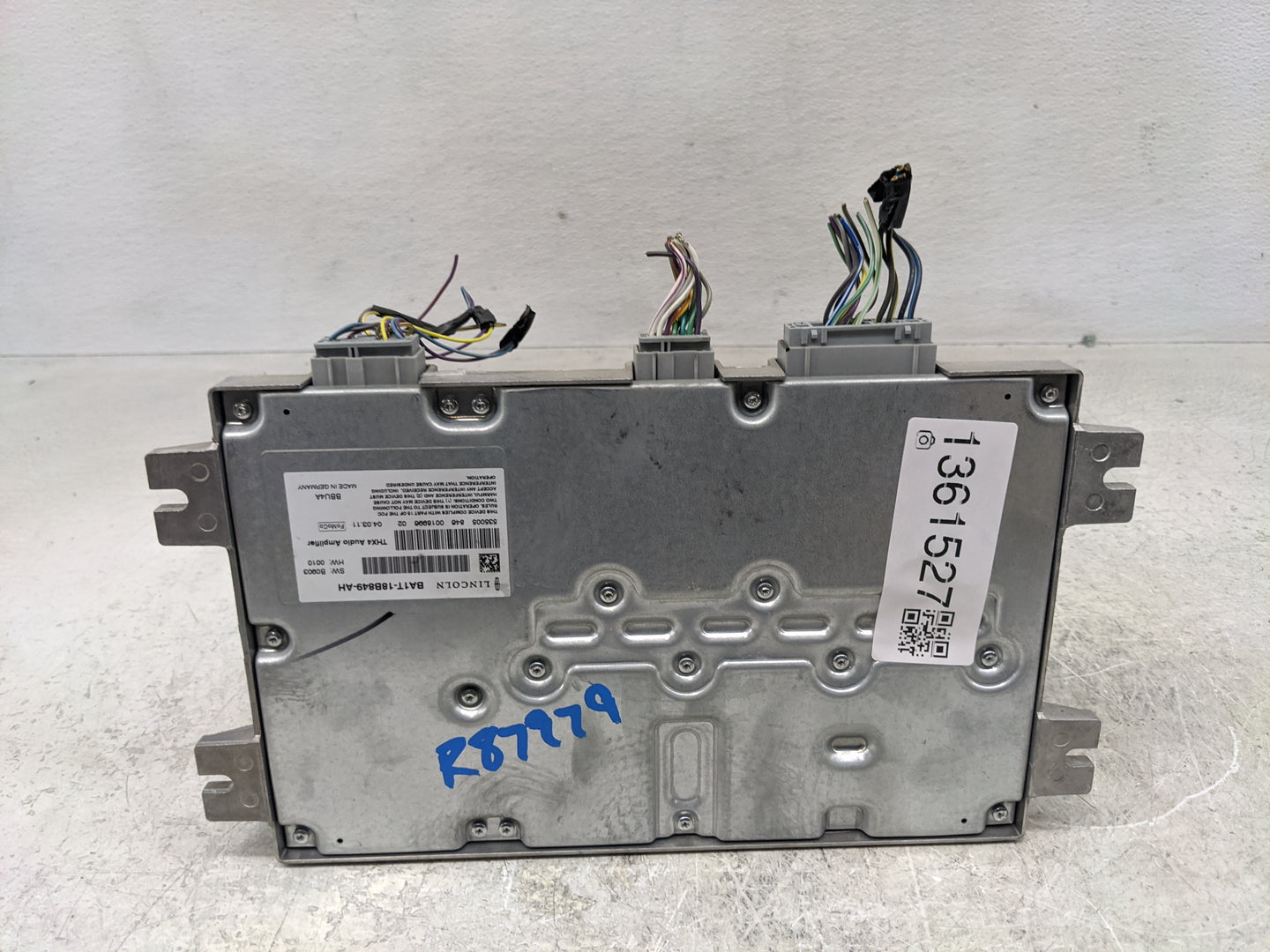 2011 Lincoln Mkx Radio AM FM Cd Player Receiver Replacement P/N:BA1T-18B849-AH Fits OEM Used Auto Parts - Oemusedautoparts1.