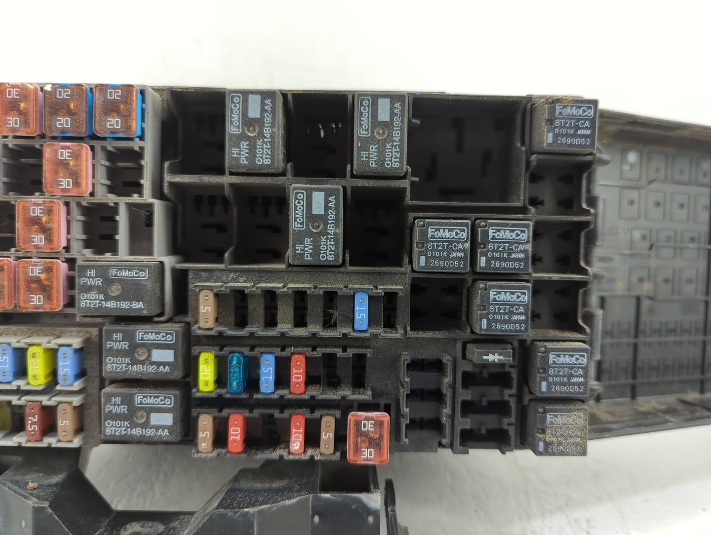 2011 Lincoln Mkx Fusebox Fuse Box Panel Relay Module P/N:BT4T-14A003-AA Fits OEM Used Auto Parts - Oemusedautoparts1.com