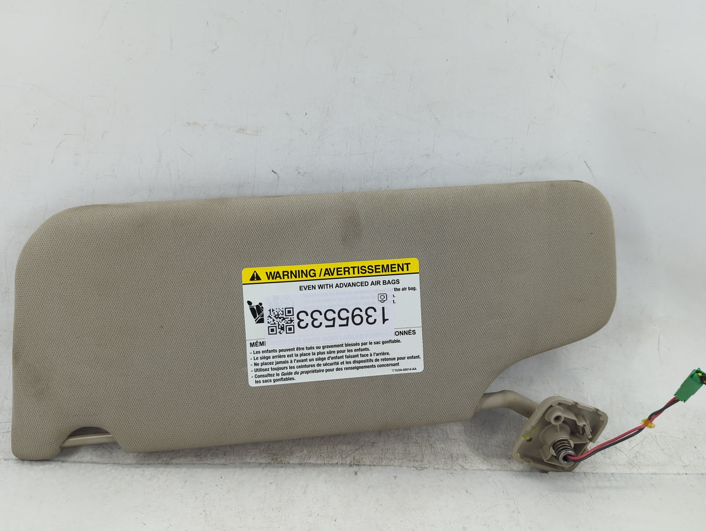 2011-2015 Lincoln Mkx Sun Visor Shade Replacement Passenger Right Mirror Fits Fits 2011 2012 2013 2014 2015 OEM Used Auto Pa