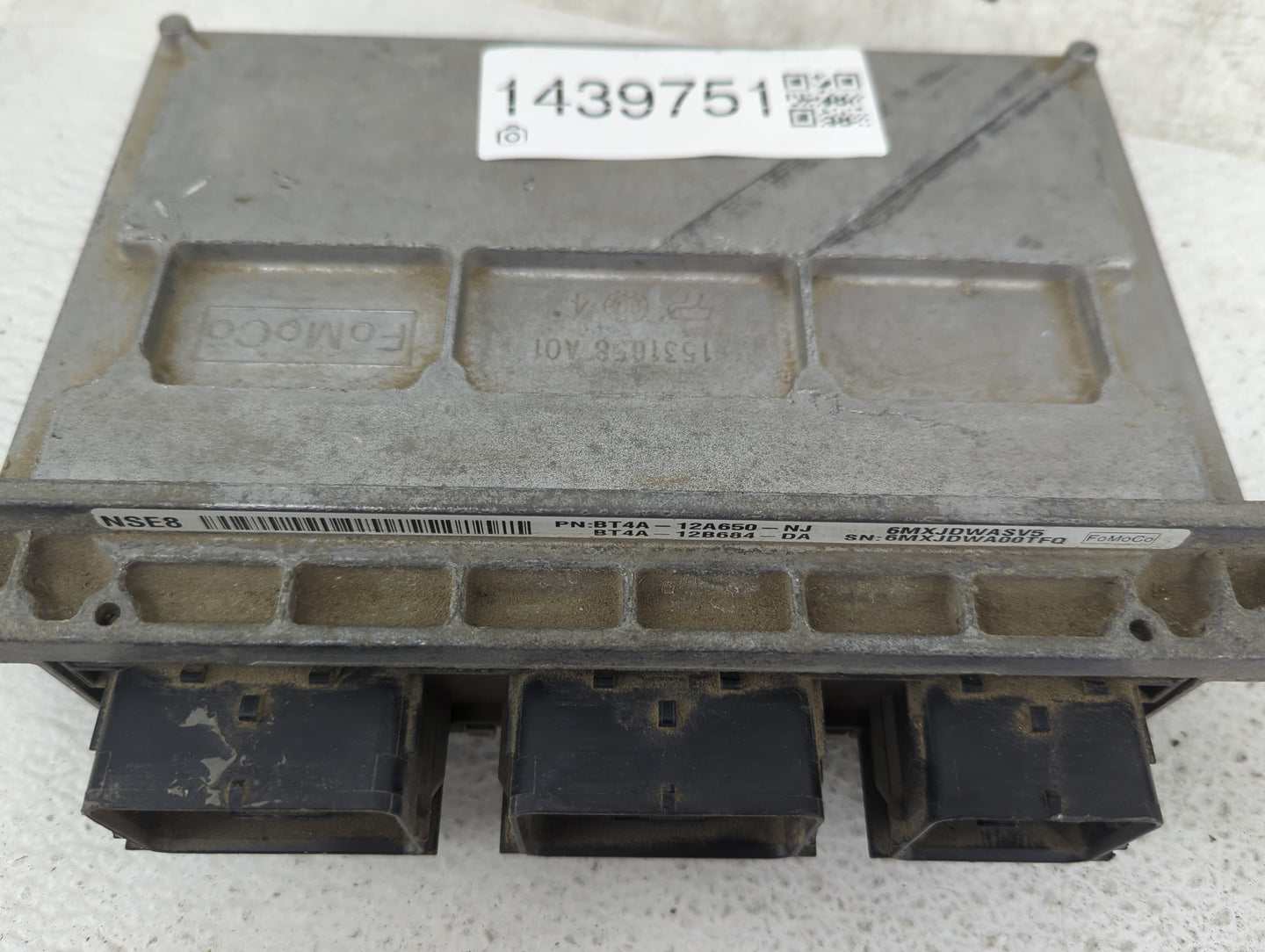 2011 Lincoln Mkx PCM Engine Control Computer ECU ECM PCU OEM P/N:BT4A-12A650-NJ BT4A-12B684-DA Fits OEM Used Auto Parts - Oe