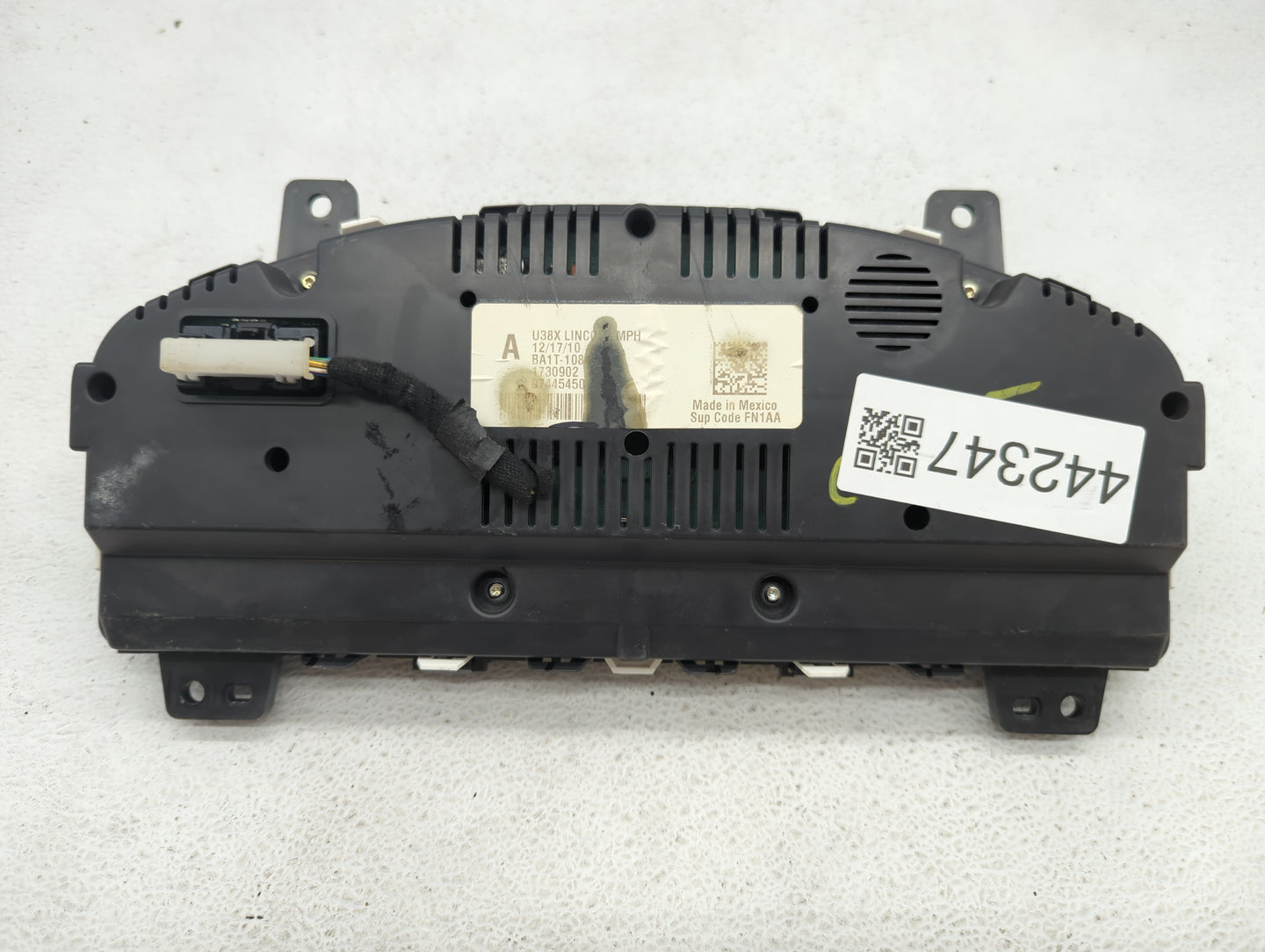 2011 Lincoln Mkx Instrument Cluster Speedometer Gauges P/N:BA1T-10849-AP BA1T-10849-AM Fits OEM Used Auto Parts - Oemusedaut