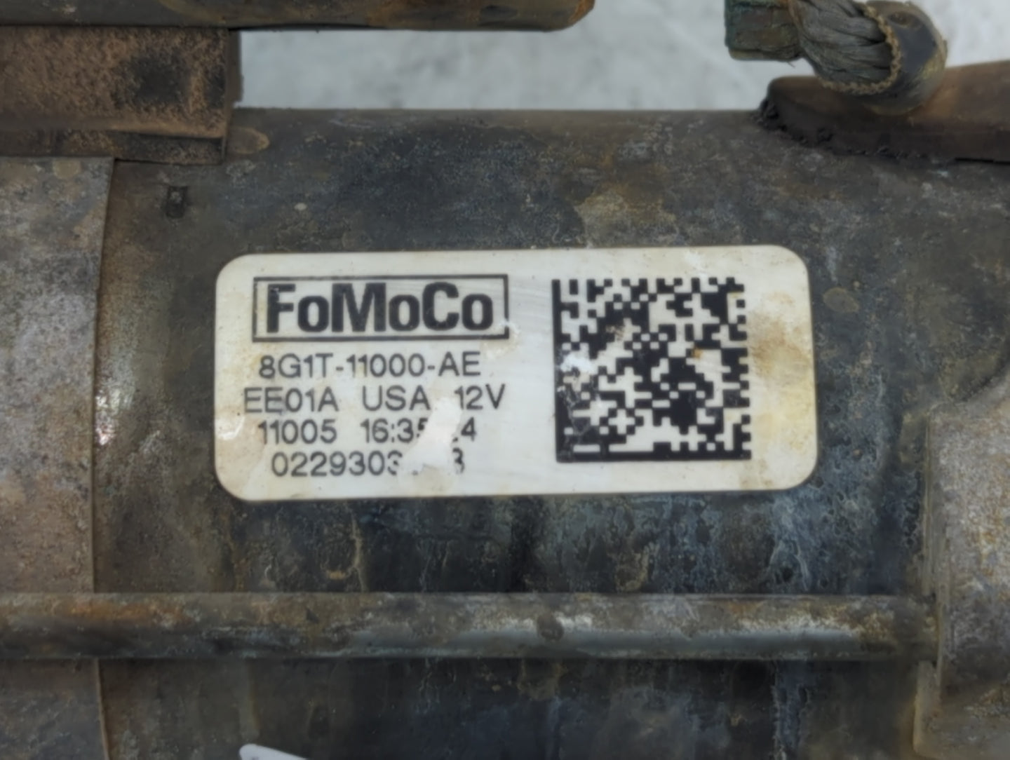 2007-2018 Lincoln Mkx Car Starter Motor Solenoid OEM P/N:8G1T-11000-BA Fits OEM Used Auto Parts - Oemusedautoparts1.com