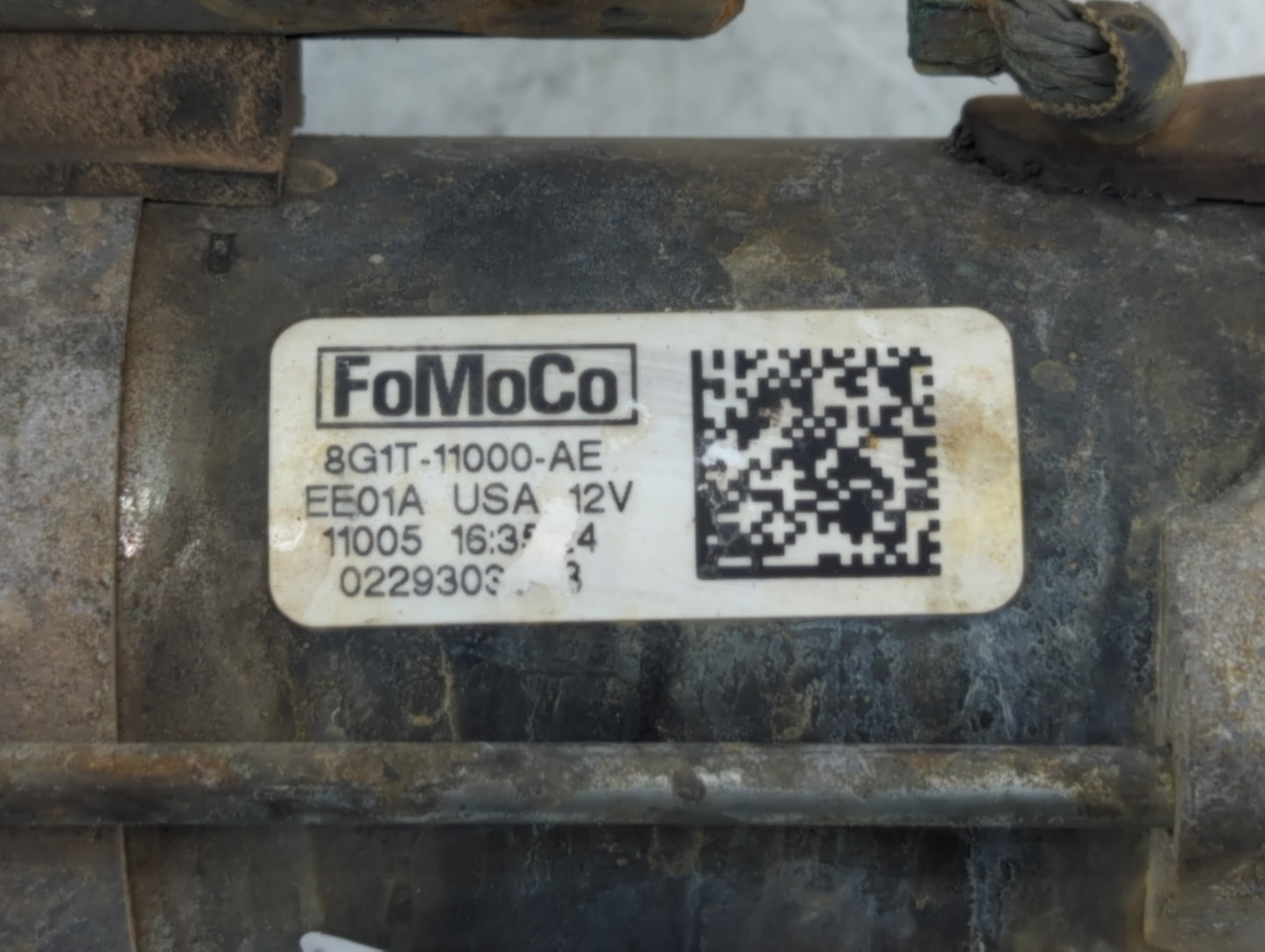 2007-2018 Lincoln Mkx Car Starter Motor Solenoid OEM P/N:8G1T-11000-BA Fits OEM Used Auto Parts - Oemusedautoparts1.com