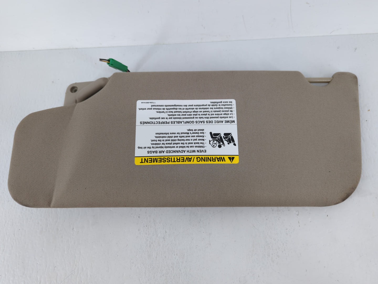 2011-2015 Lincoln Mkx Sun Visor Shade Replacement Passenger Right Mirror Fits Fits 2011 2012 2013 2014 2015 OEM Used Auto Pa