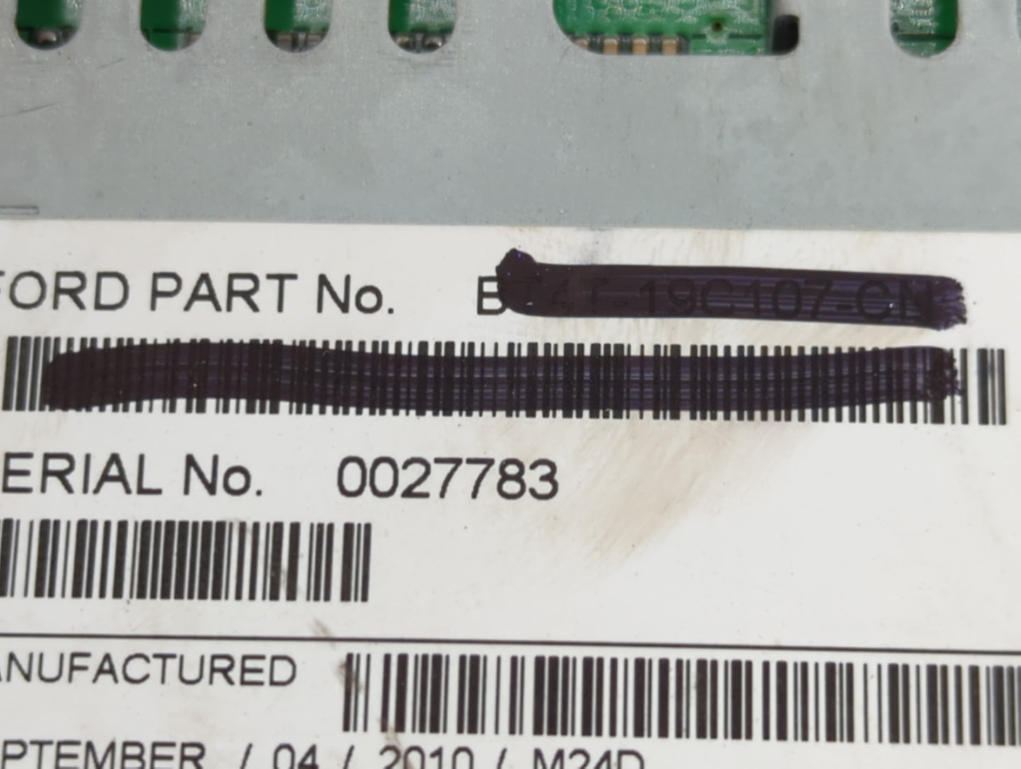 2011-2011 Lincoln Mkx Am Fm Cd Player Radio Receiver - Oemusedautoparts1.com