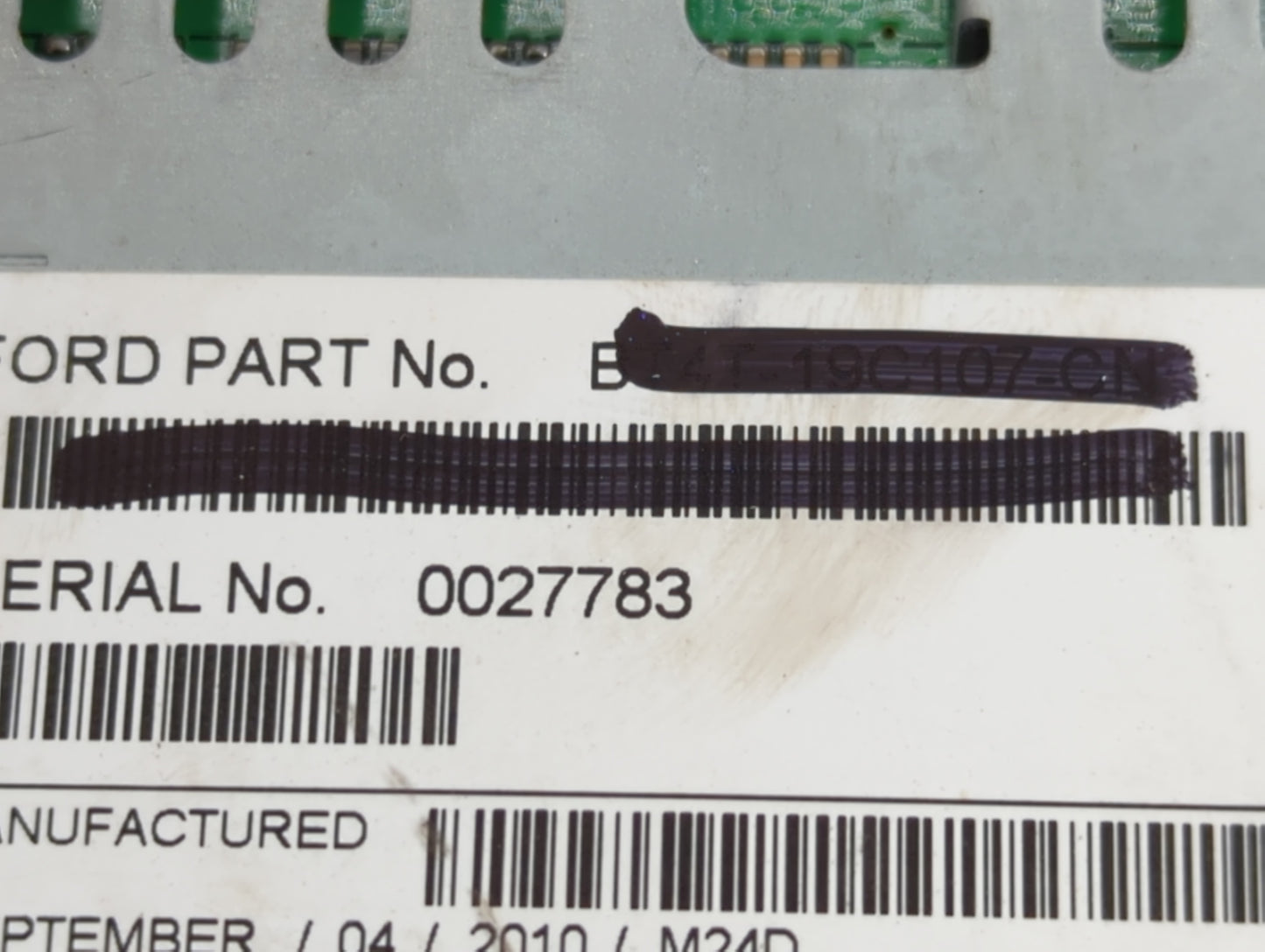 2011-2011 Lincoln Mkx Am Fm Cd Player Radio Receiver - Oemusedautoparts1.com