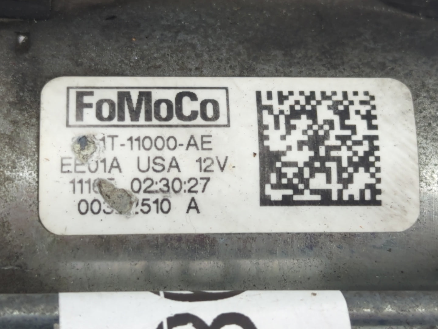 2007-2018 Lincoln Mkx Car Starter Motor Solenoid OEM P/N:8G1T-11000-AE Fits OEM Used Auto Parts - Oemusedautoparts1.com