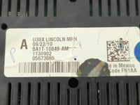 2011 Lincoln Mkx Instrument Cluster Speedometer Gauges P/N:BA1T-10849-AM Fits OEM Used Auto Parts - Oemusedautoparts1.com