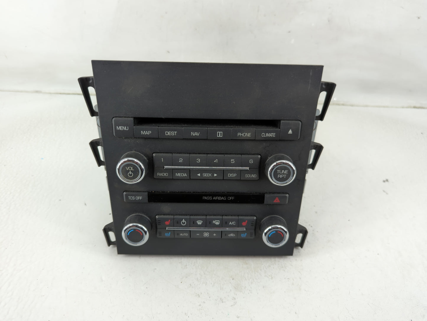 2011-2012 Lincoln Mkz Radio AM FM Cd Player Receiver Replacement P/N:BH6T 19C156BB Fits Fits 2011 2012 OEM Used Auto Parts -