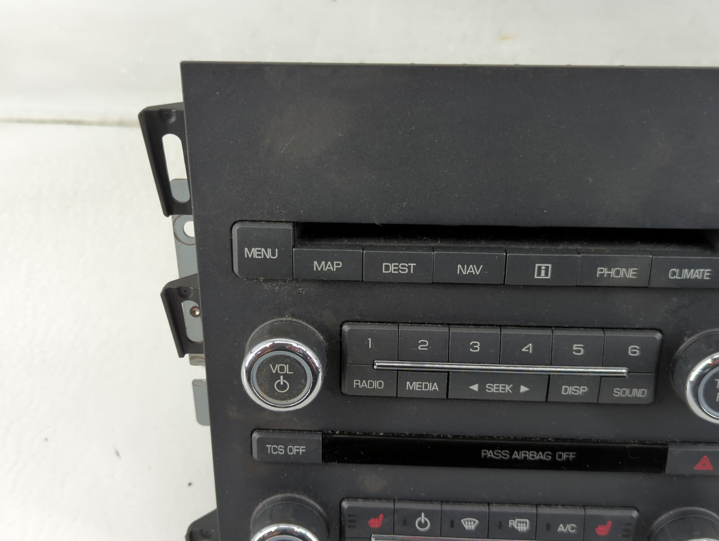 2011-2012 Lincoln Mkz Radio AM FM Cd Player Receiver Replacement P/N:BH6T 19C156BB Fits Fits 2011 2012 OEM Used Auto Parts -