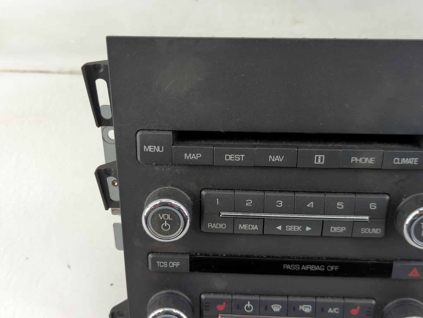 2011-2012 Lincoln Mkz Radio AM FM Cd Player Receiver Replacement P/N:BH6T 19C156BB Fits Fits 2011 2012 OEM Used Auto Parts -