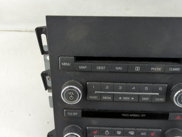 2011-2012 Lincoln Mkz Radio AM FM Cd Player Receiver Replacement P/N:BH6T 19C156BB Fits Fits 2011 2012 OEM Used Auto Parts