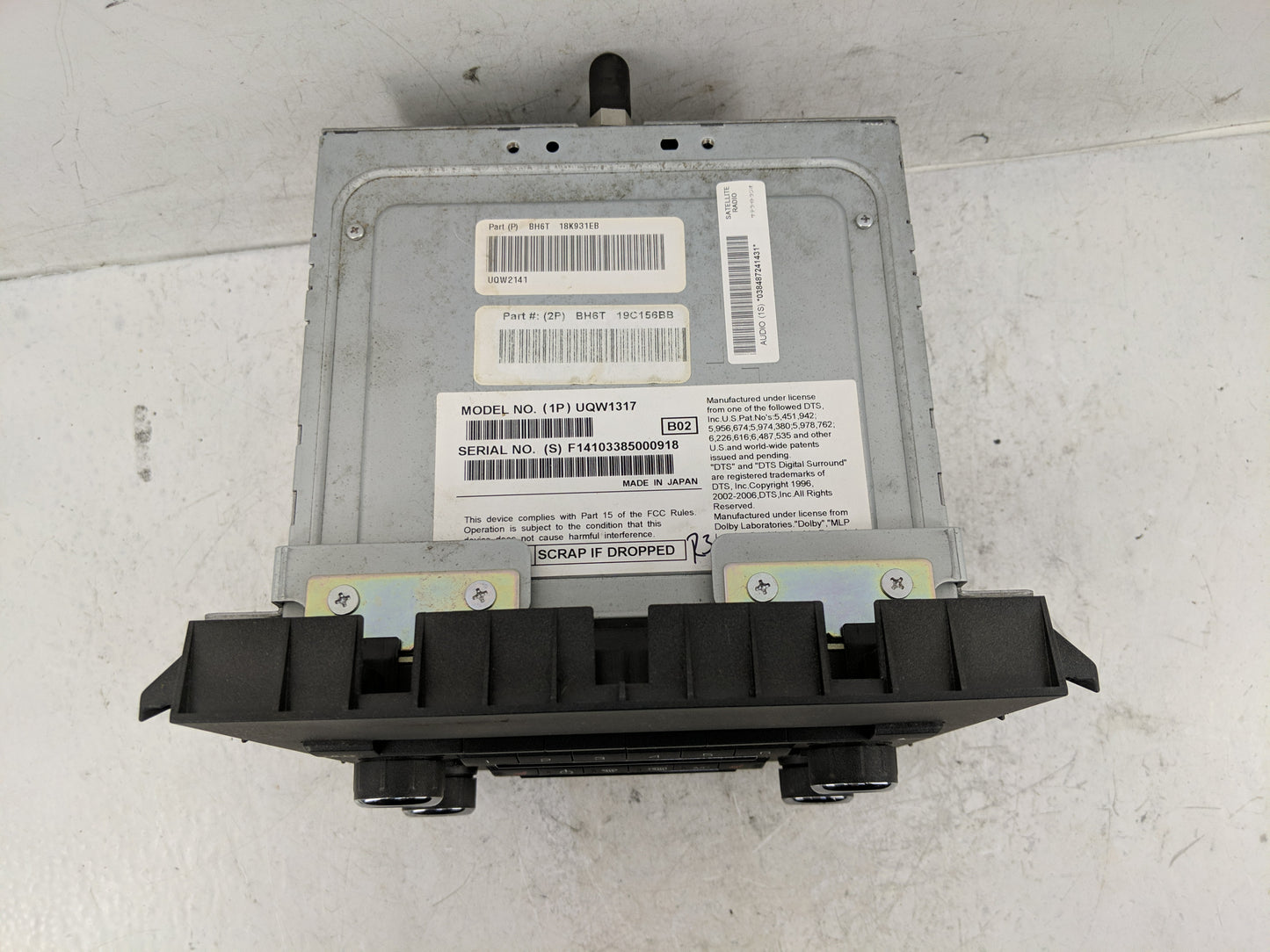 2011-2012 Lincoln Mkz Radio AM FM Cd Player Receiver Replacement P/N:BH6T-19C156BB BH6T 18K931EB Fits Fits 2011 2012 OEM Use