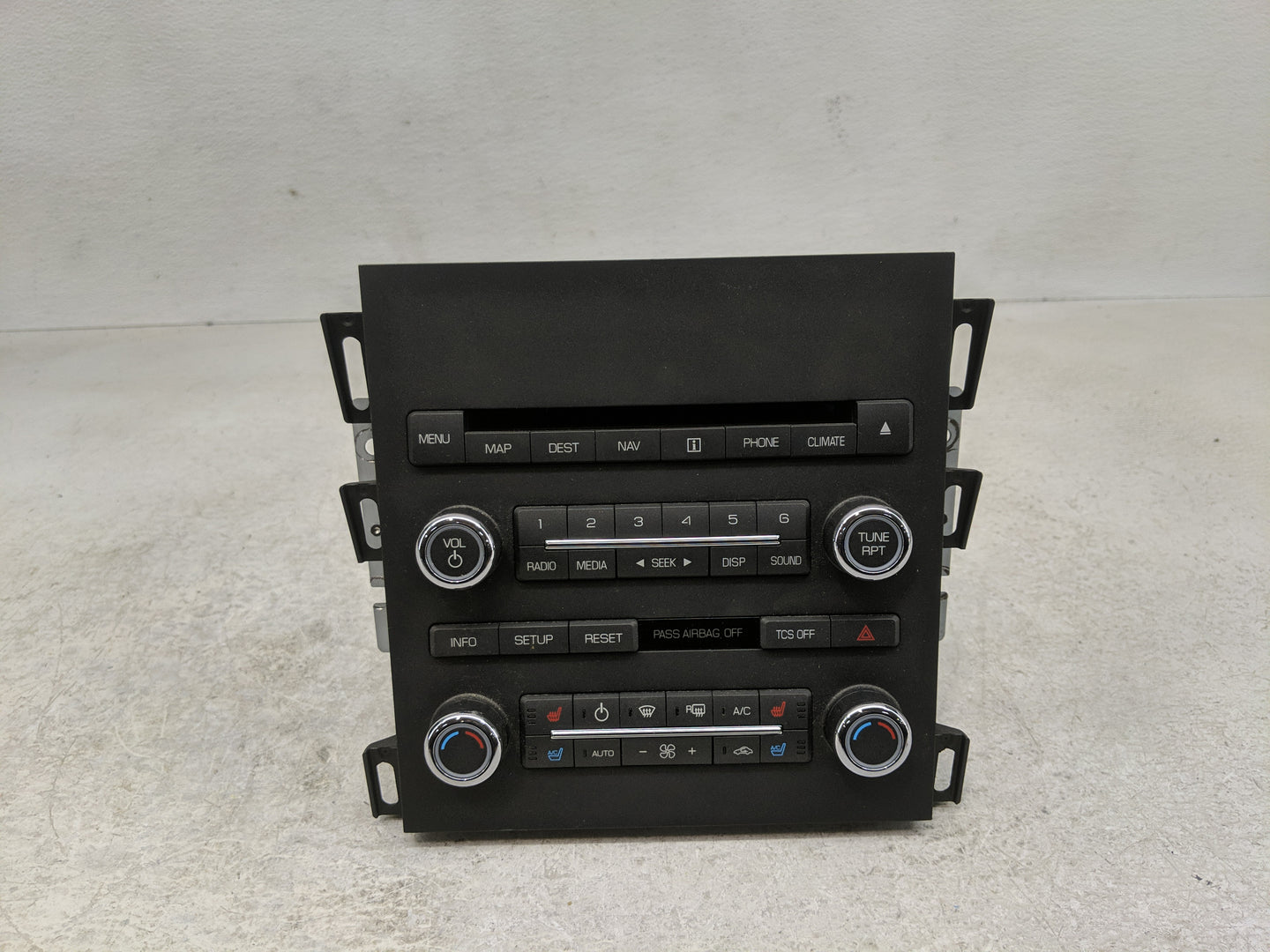 2011-2012 Lincoln Mkz Radio AM FM Cd Player Receiver Replacement P/N:BH6T-19C156-BB Fits Fits 2011 2012 OEM Used Auto Parts 