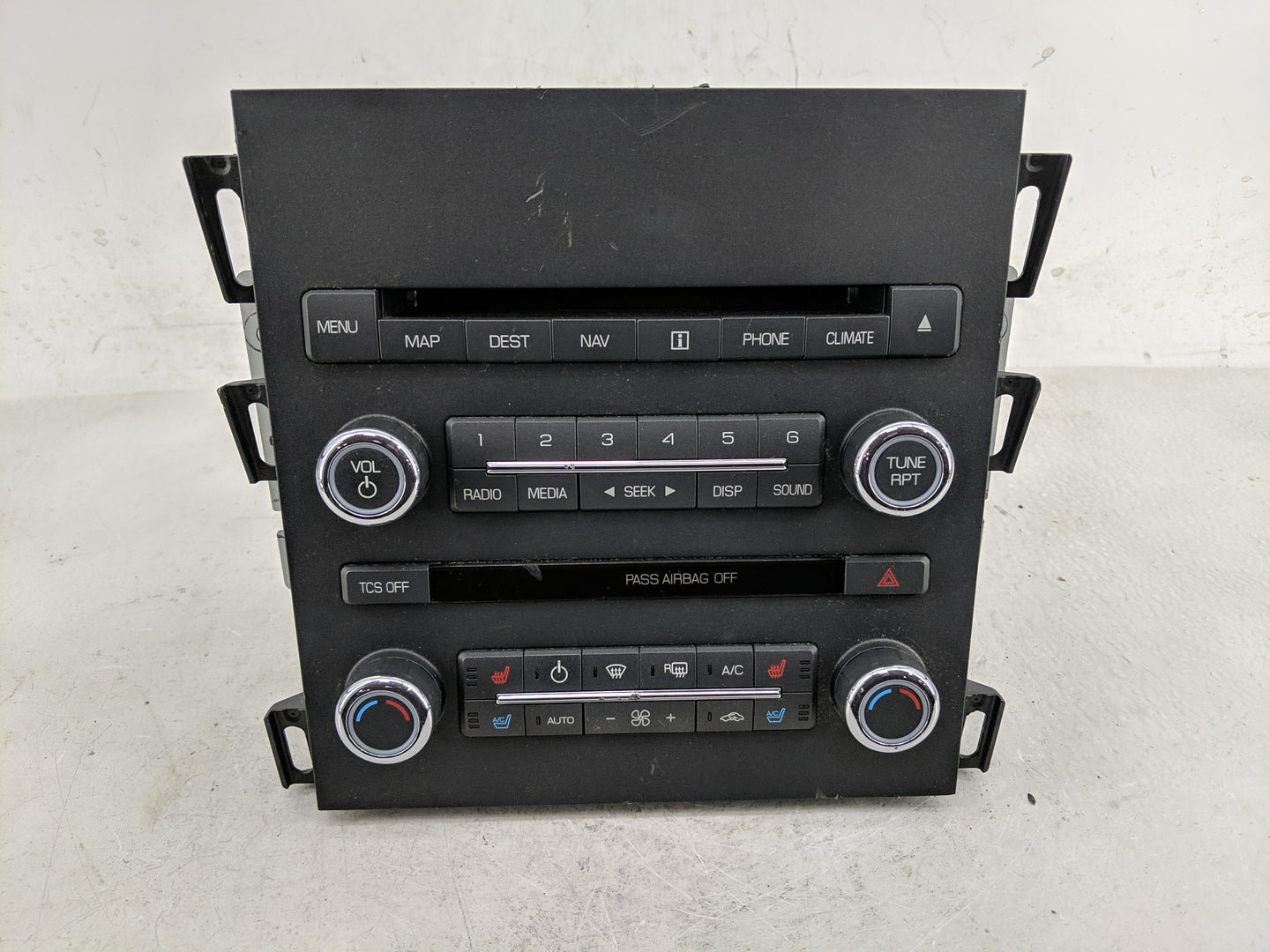 2011-2012 Lincoln Mkz Radio AM FM Cd Player Receiver Replacement P/N:BH6T 18K931EB Fits Fits 2011 2012 OEM Used Auto Parts -