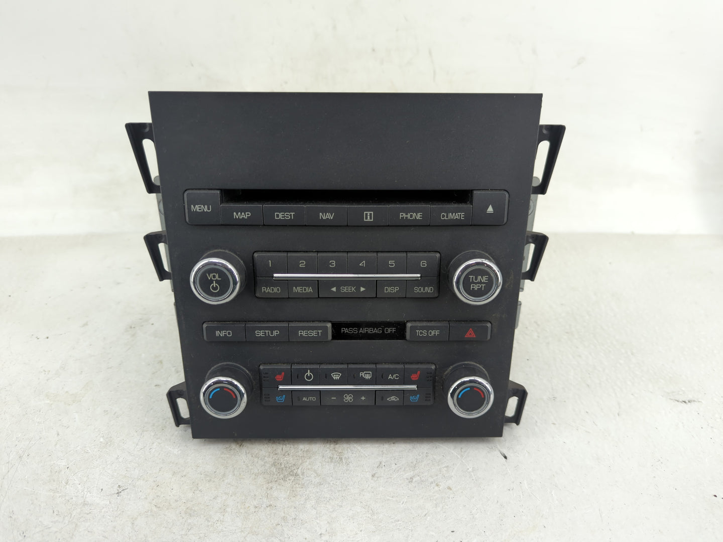 2011-2012 Lincoln Mkz Radio AM FM Cd Player Receiver Replacement P/N:BH6T 19C156BB Fits Fits 2011 2012 OEM Used Auto Parts -