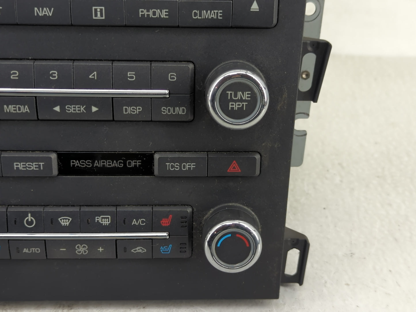 2011-2012 Lincoln Mkz Radio AM FM Cd Player Receiver Replacement P/N:BH6T 19C156BB Fits Fits 2011 2012 OEM Used Auto Parts -