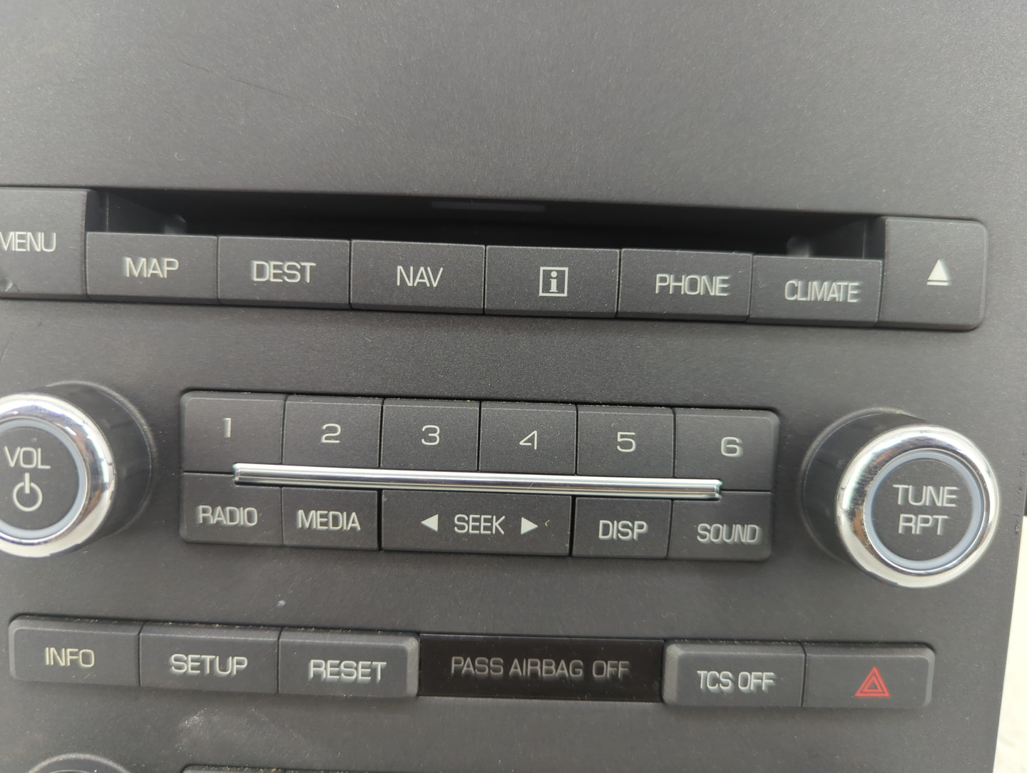 2011-2012 Lincoln Mkz Radio AM FM Cd Player Receiver Replacement P/N:UQW1317 Fits Fits 2011 2012 OEM Used Auto Parts - Oemus