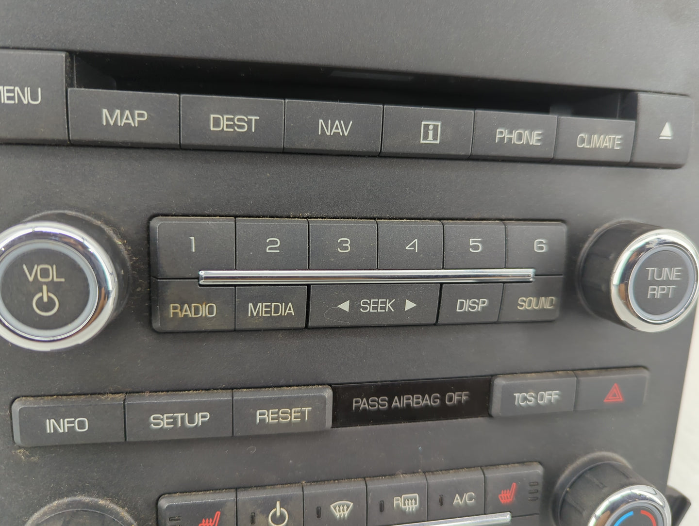 2011-2012 Lincoln Mkz Radio AM FM Cd Player Receiver Replacement Fits Fits 2011 2012 OEM Used Auto Parts - Oemusedautoparts1