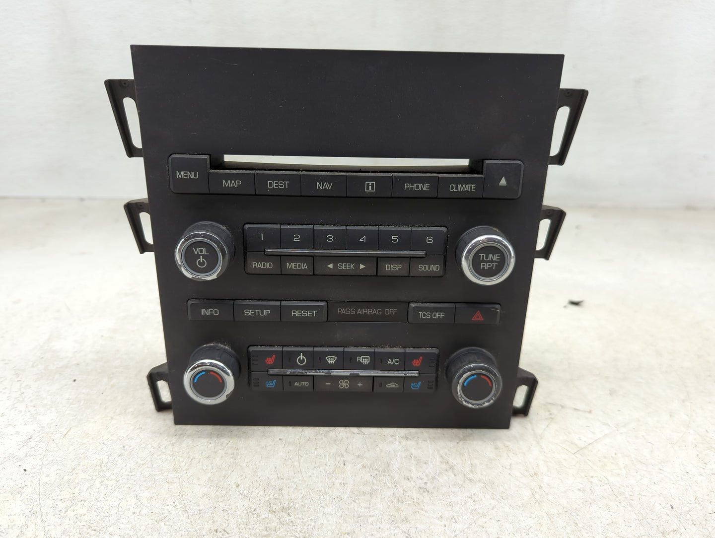 2011-2012 Lincoln Mkz Radio AM FM Cd Player Receiver Replacement P/N:BH6T-18A802-CA Fits Fits 2011 2012 OEM Used Auto Parts 
