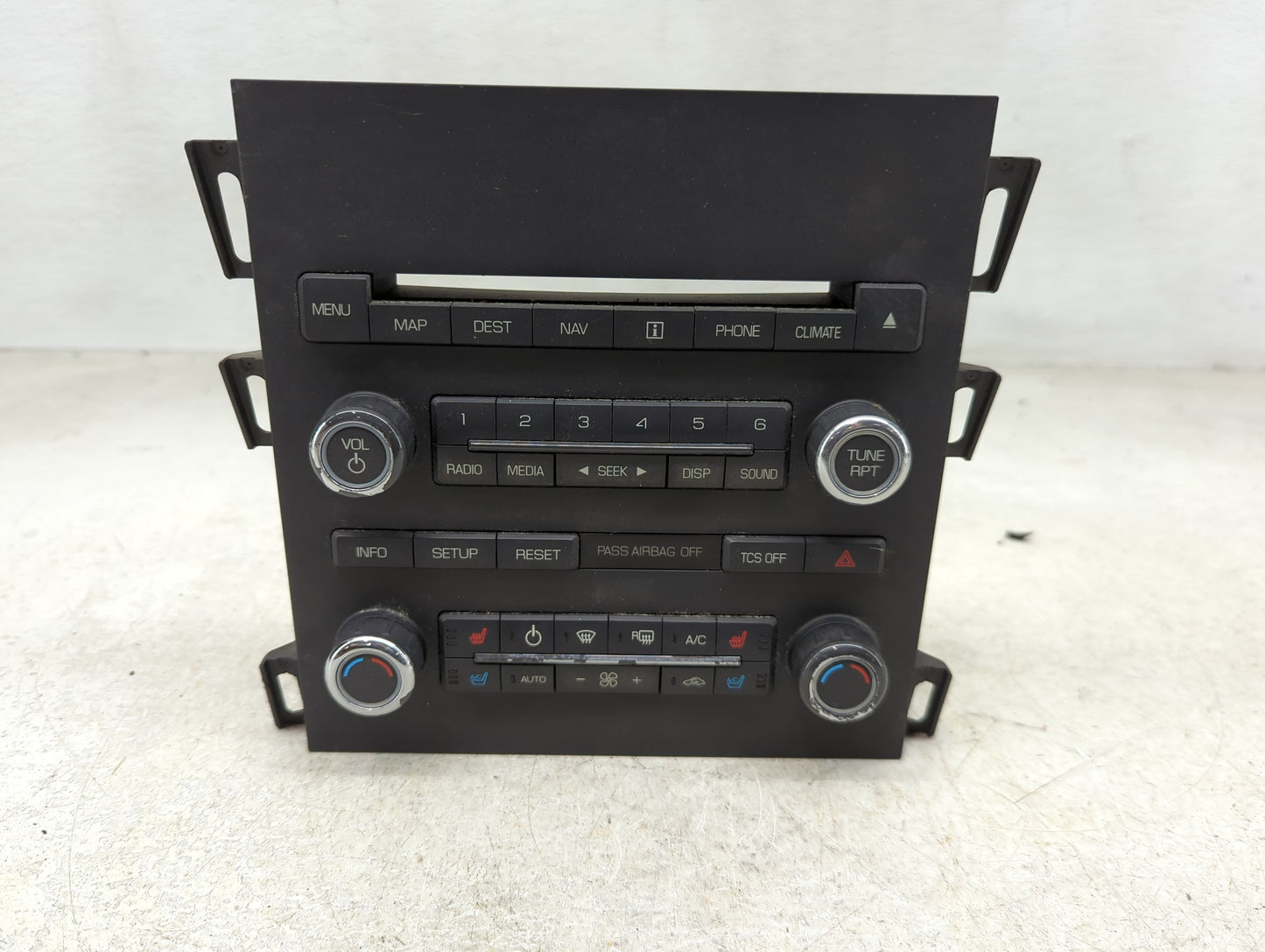 2011-2012 Lincoln Mkz Radio AM FM Cd Player Receiver Replacement P/N:BH6T-18A802-CA Fits Fits 2011 2012 OEM Used Auto Parts 