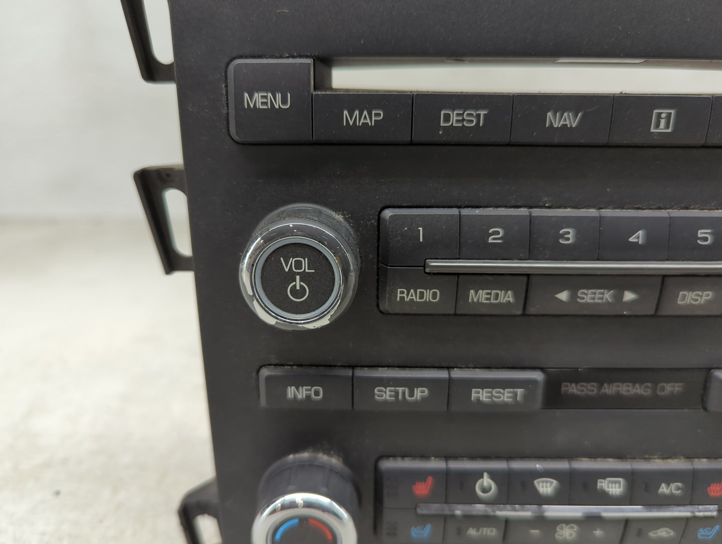 2011-2012 Lincoln Mkz Radio AM FM Cd Player Receiver Replacement P/N:BH6T-18A802-CA Fits Fits 2011 2012 OEM Used Auto Parts 