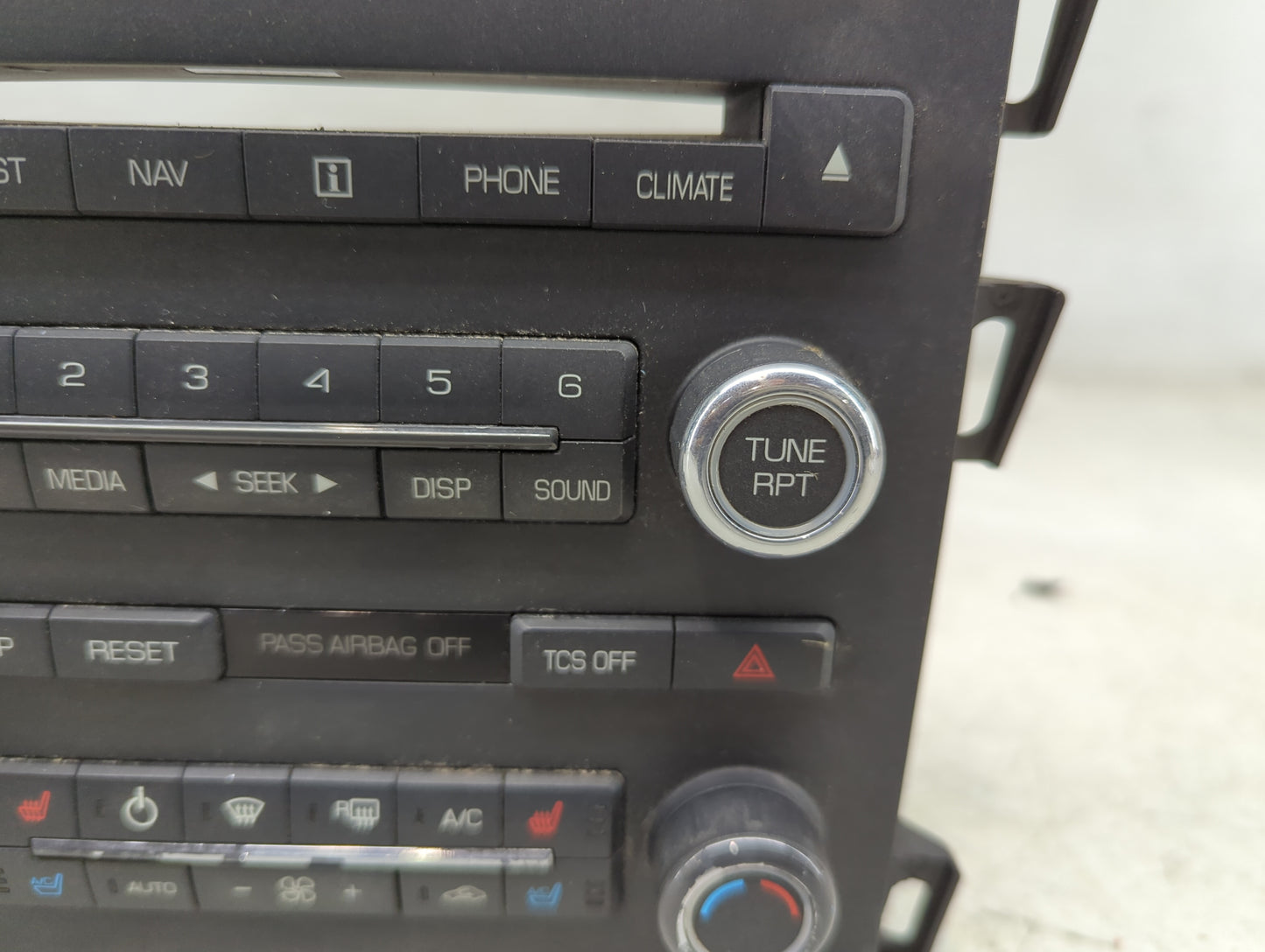 2011-2012 Lincoln Mkz Radio AM FM Cd Player Receiver Replacement P/N:BH6T-18A802-CA Fits Fits 2011 2012 OEM Used Auto Parts 