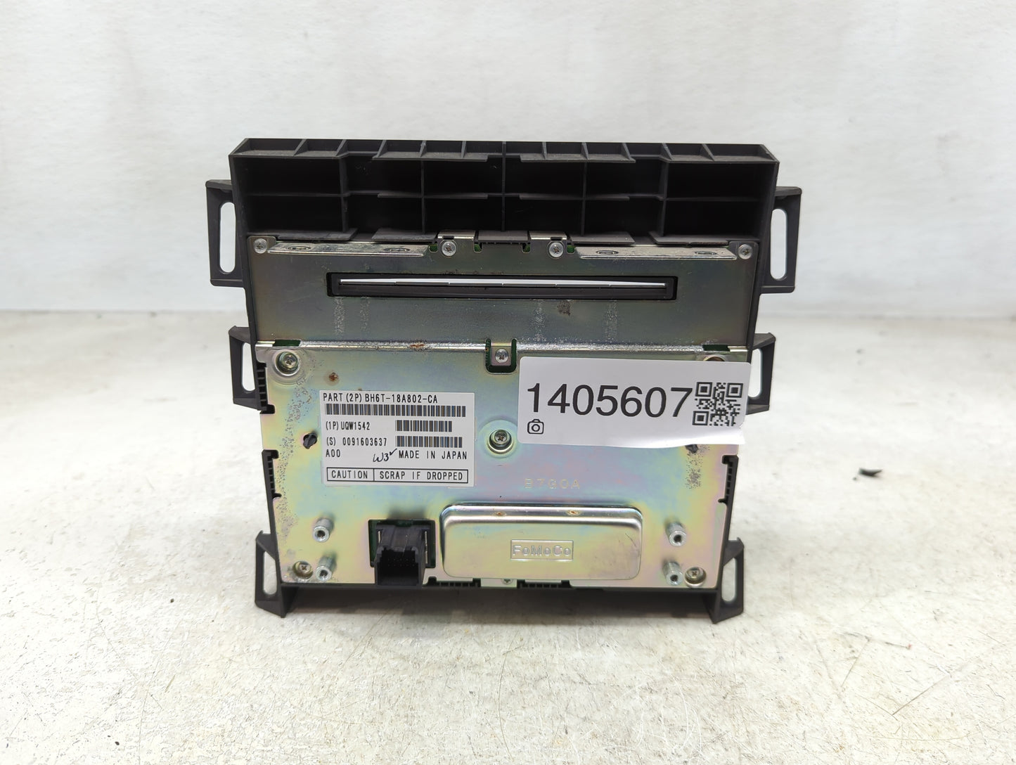2011-2012 Lincoln Mkz Radio AM FM Cd Player Receiver Replacement P/N:BH6T-18A802-CA Fits Fits 2011 2012 OEM Used Auto Parts 