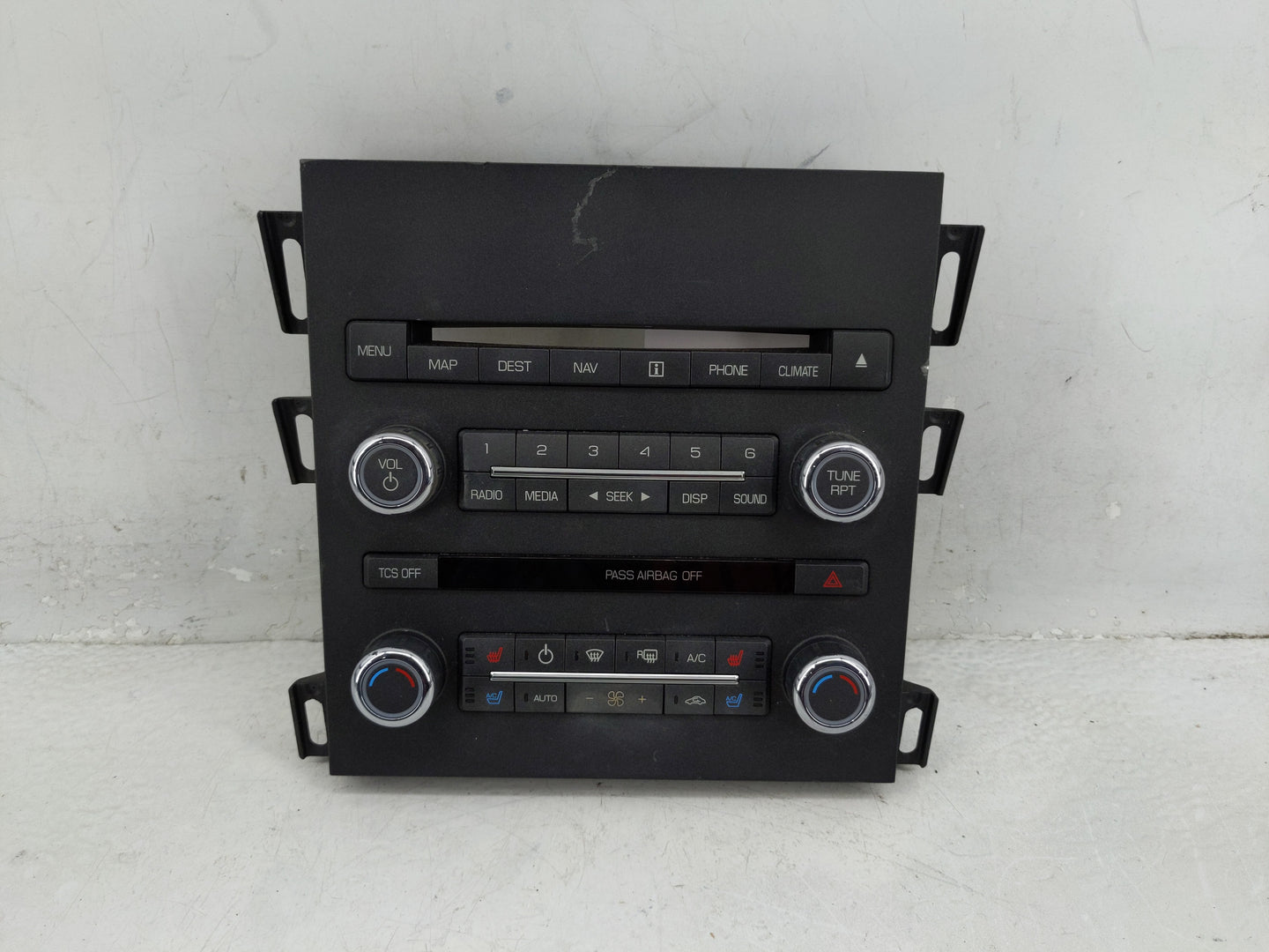 2011-2012 Lincoln Mkz Radio AM FM Cd Player Receiver Replacement P/N:BH6T-18A802-EA Fits Fits 2011 2012 OEM Used Auto Parts 