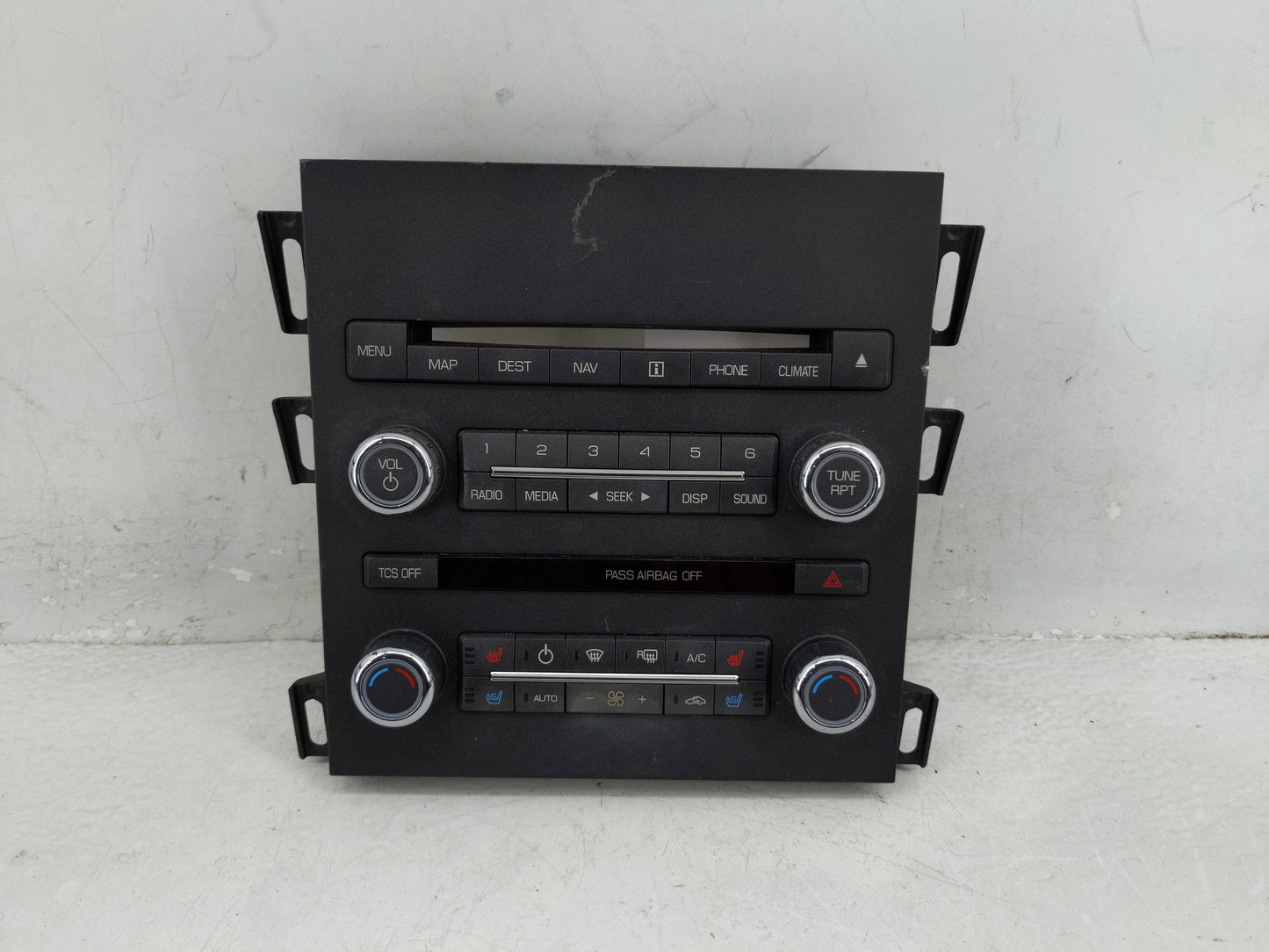 2011-2012 Lincoln Mkz Radio AM FM Cd Player Receiver Replacement P/N:BH6T-18A802-EA Fits Fits 2011 2012 OEM Used Auto Parts 