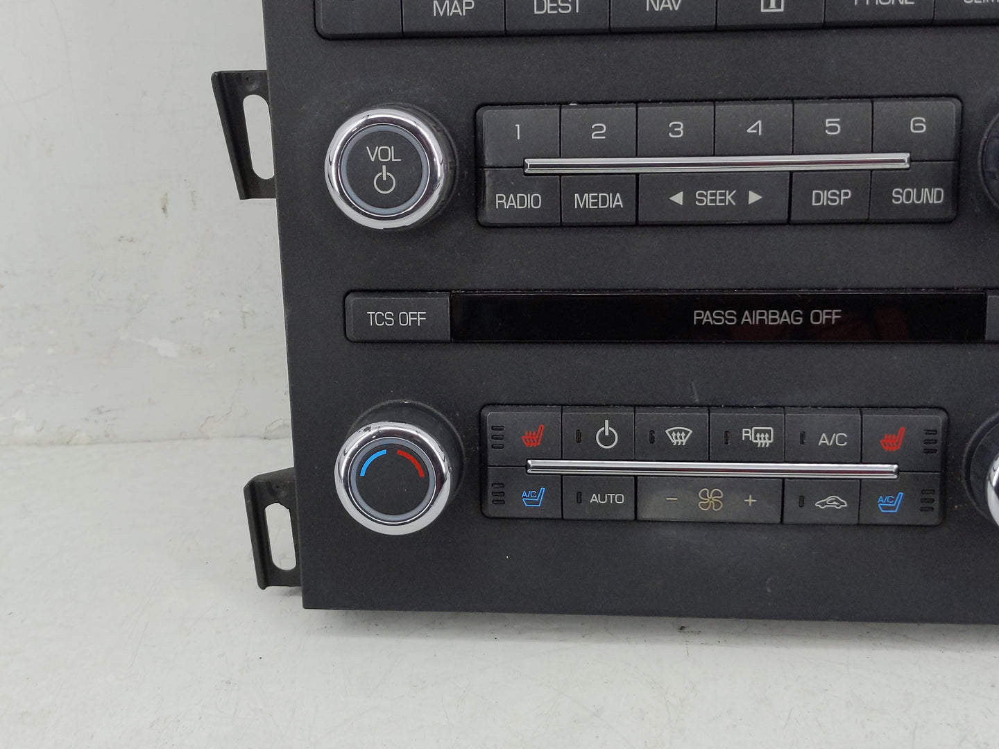 2011-2012 Lincoln Mkz Radio AM FM Cd Player Receiver Replacement P/N:BH6T-18A802-EA Fits Fits 2011 2012 OEM Used Auto Parts 